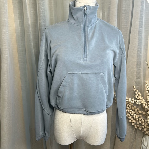 Brushed Softstream lululemon sz 2 light green 1/2 zip - Picture 2 of 8